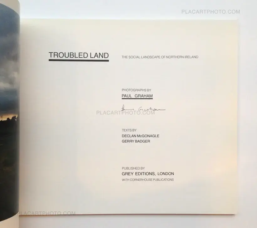 Paul Graham – Troubled Land (WITH 3 VINTAGE PRINTS)