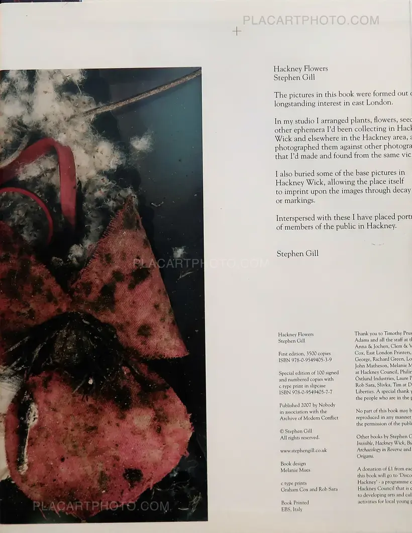 Stephen Gill – Hackney Flowers (LTD & SIGNED WITH PRINT)