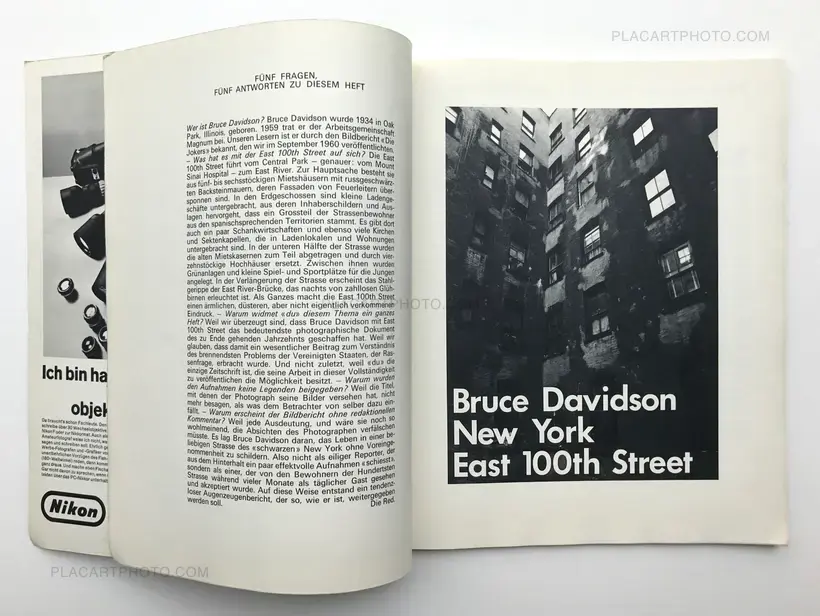Bruce Davidson – New York - 100th Street (Du magazine)