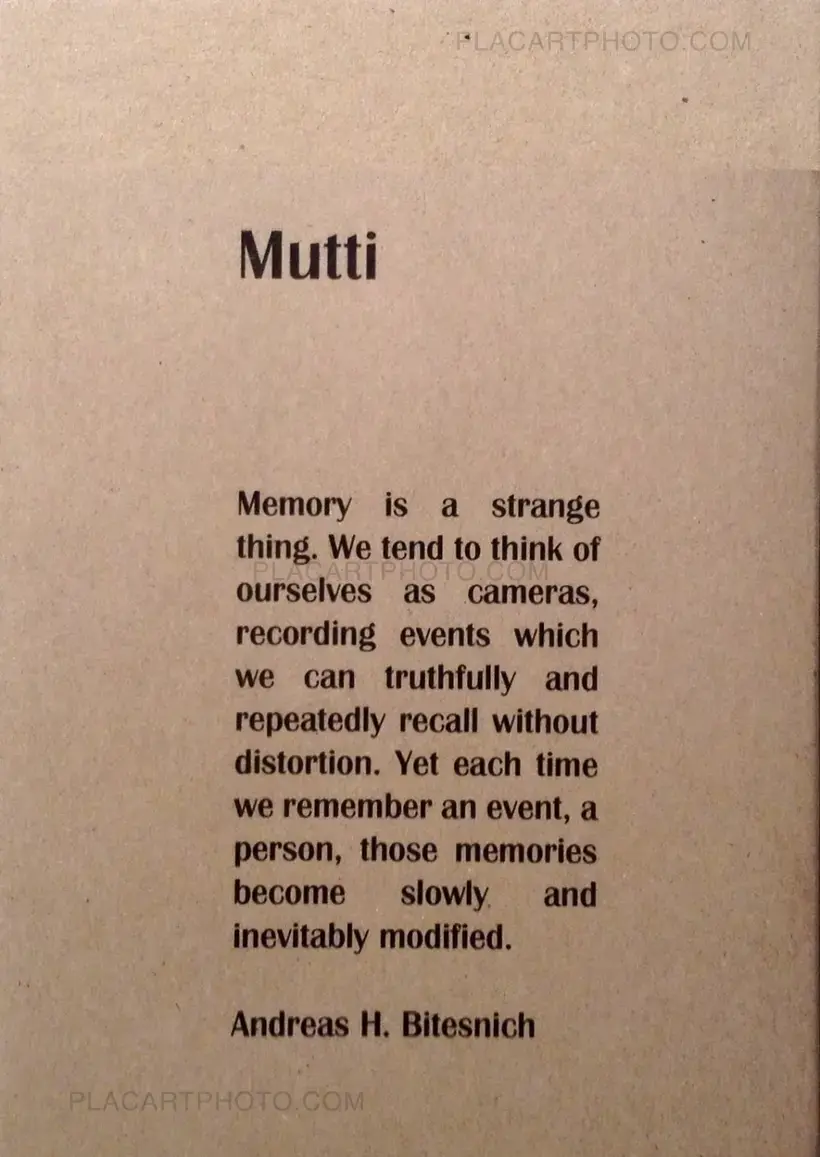 Andreas H. Bitesnich – Mutti (ONLY 100 COPIES SIGNED WITH PRINT)