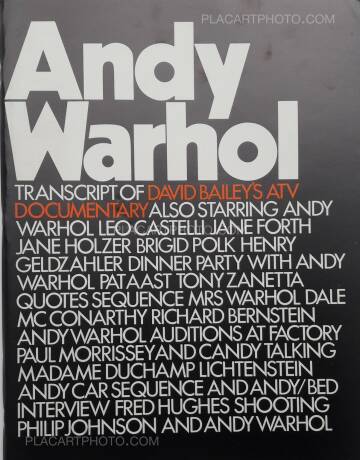 David Bailey,Andy Warhol (transcript of David Bailey's ATV documentary)