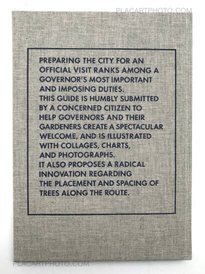 Yto Barrada,A guide to trees for governors and gardeners (Signed Ltd edt)