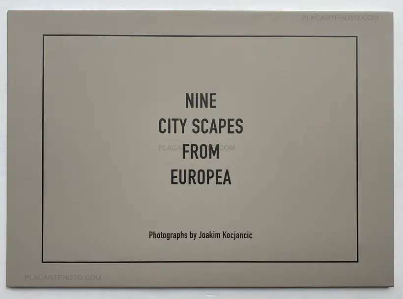 Joakim Kocjancic – Nine City Scapes From Europea (limited edition of 100)