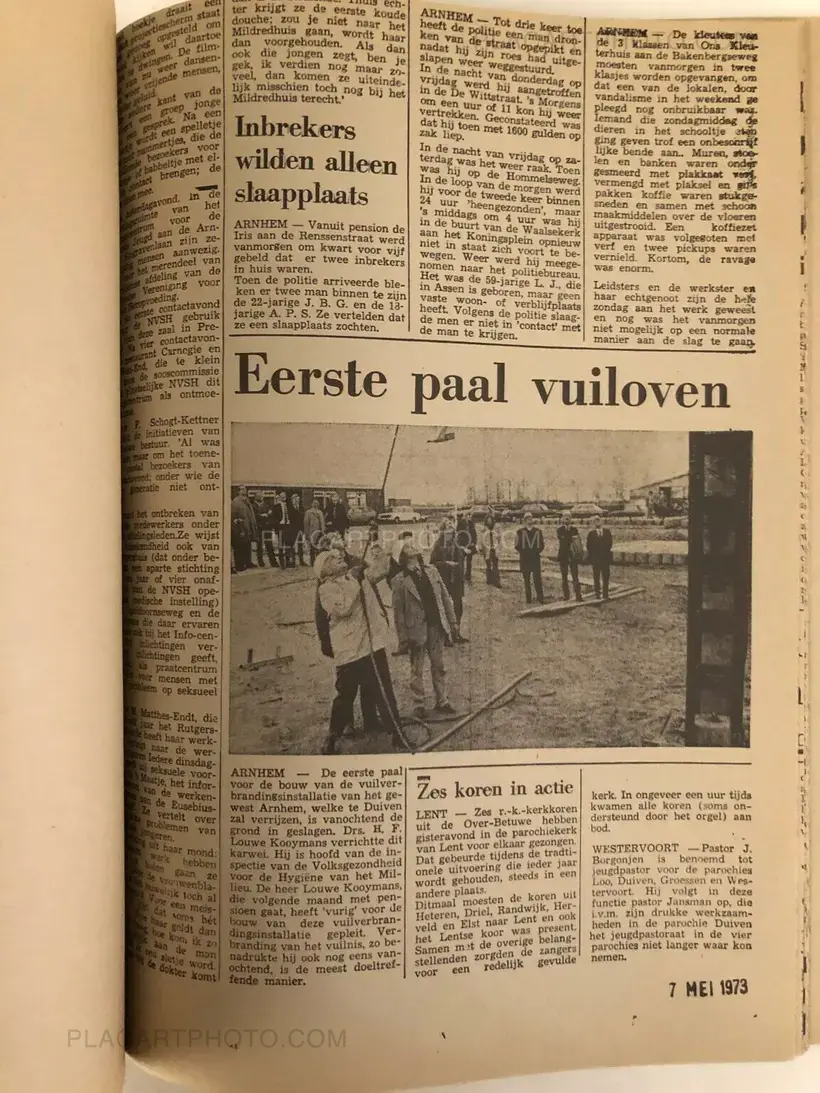 Hans Eijkelboom – In de Krant (In the Newspaper) SIGNED!