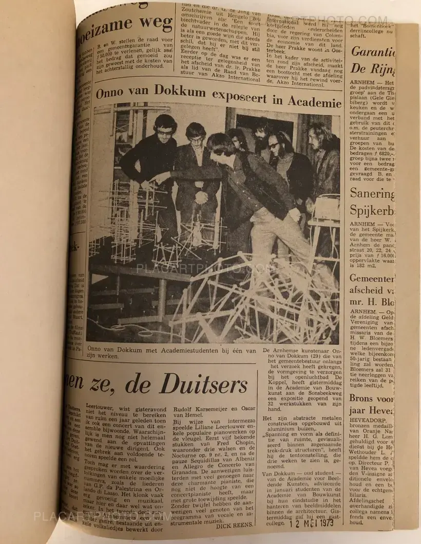 Hans Eijkelboom – In de Krant (In the Newspaper) SIGNED!