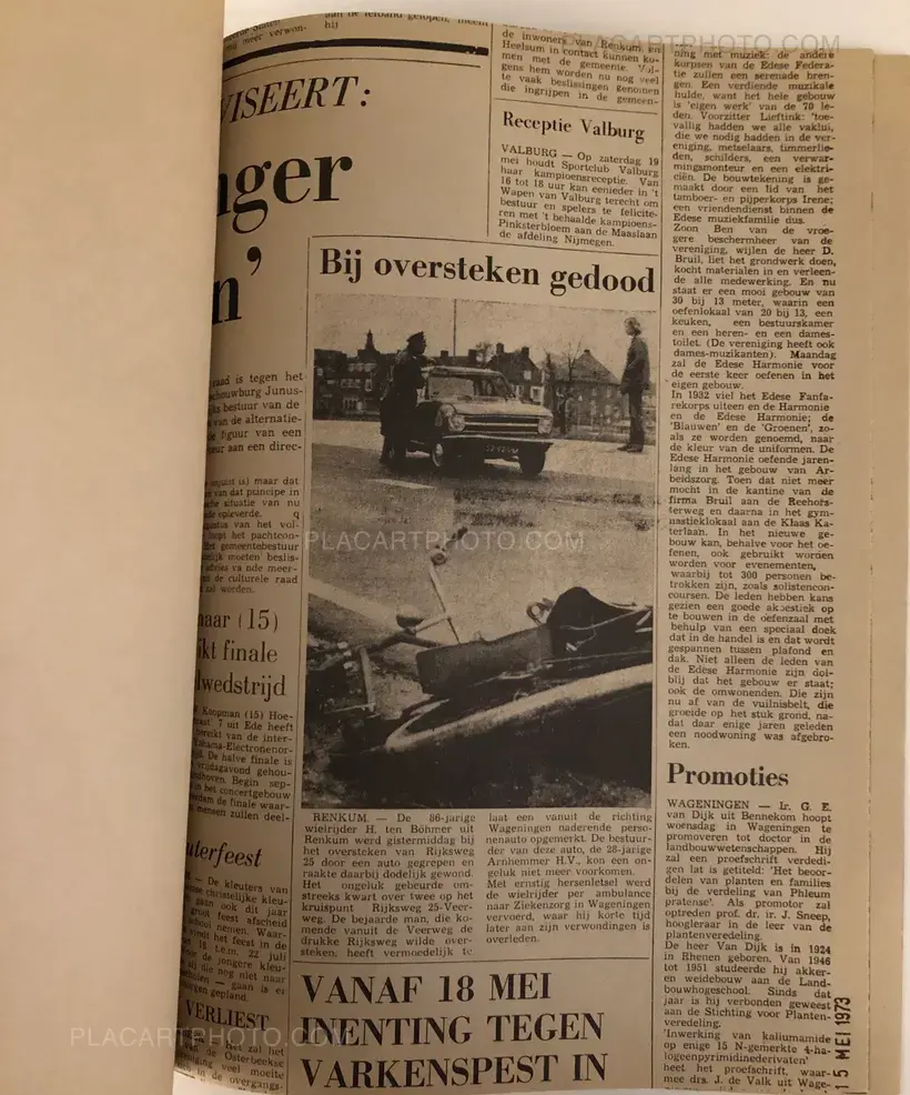 Hans Eijkelboom – In de Krant (In the Newspaper) SIGNED!