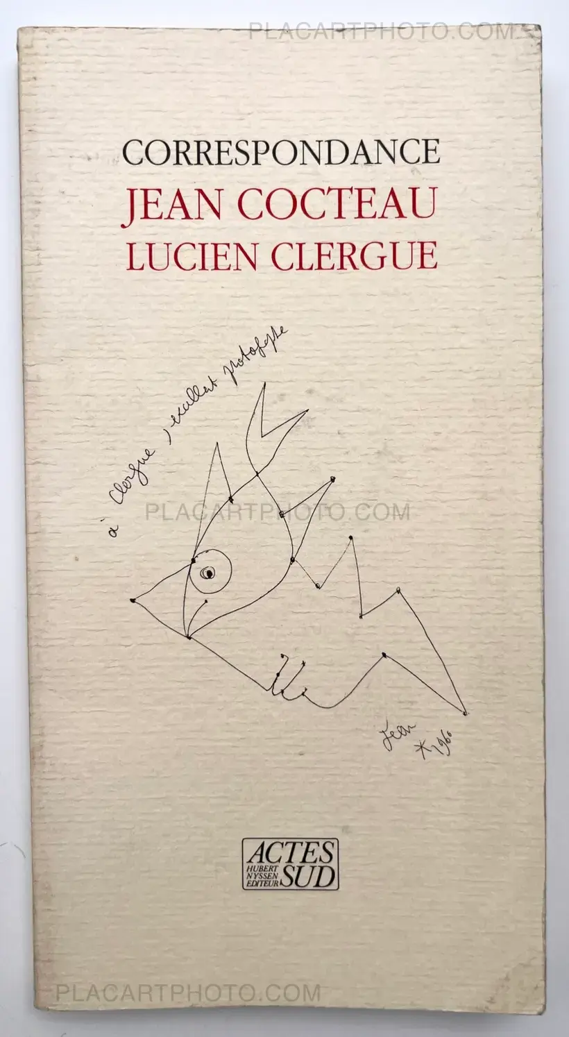 Lucien Clergue – CORRESPONDANCE JEAN COCTEAU LUCIEN CLERGUE (ASSOCIATION COPY)