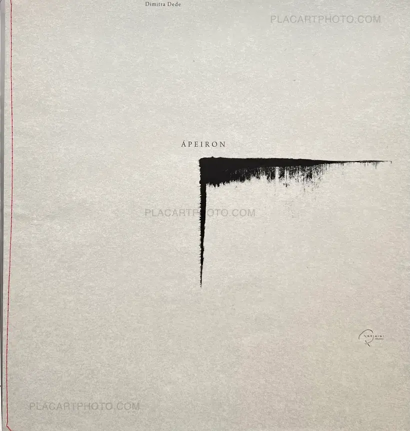 Dimitra Dede – ÁPEIRON (EDT OF 150 SIGNED)
