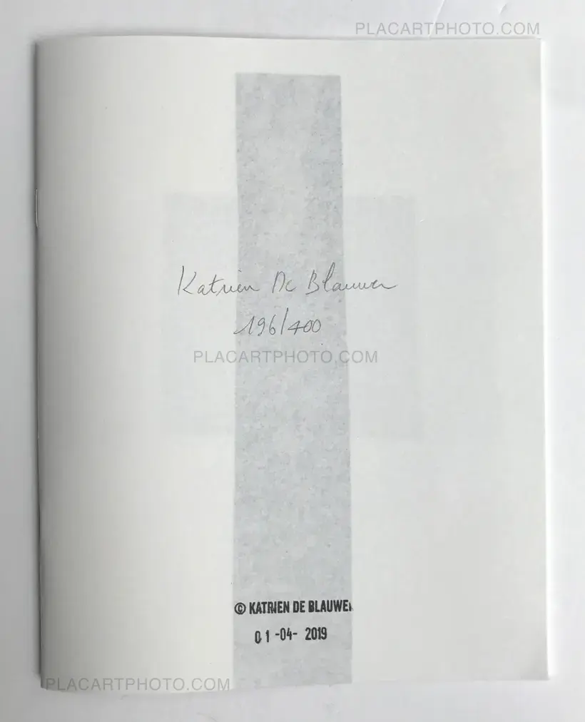 Katrien de Blauwer – DIRTY SCENES (First edition of 400 copies, numbered and signed)