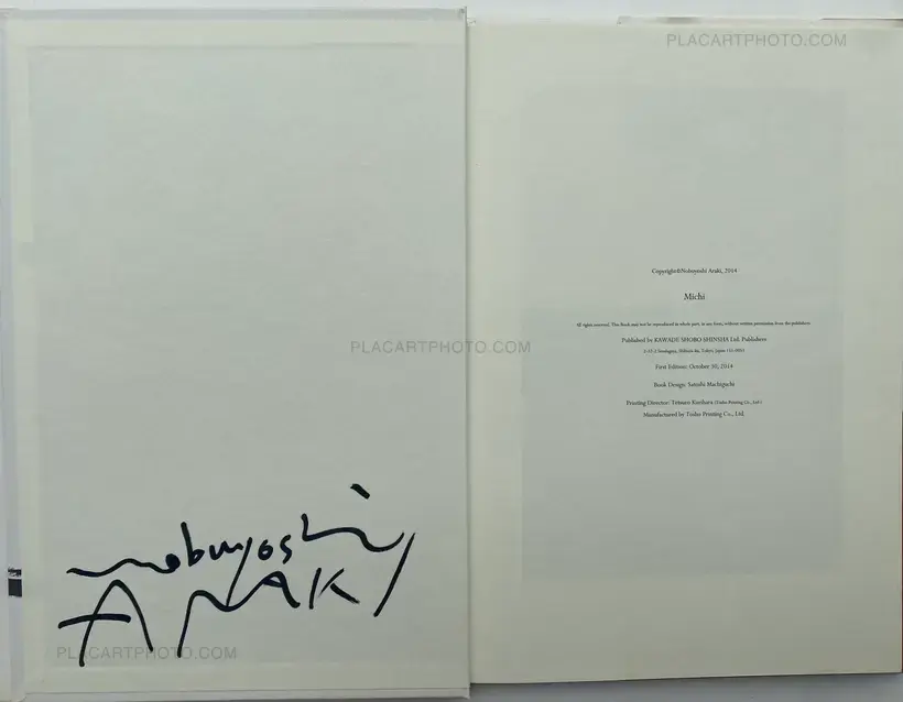Nobuyoshi Araki – Michi (SIGNED WITH OBI)