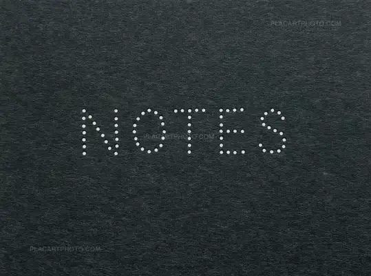 Sandrine Marc – NOTES #1 (SIGNED AND NUMBERED, edt of 3)
