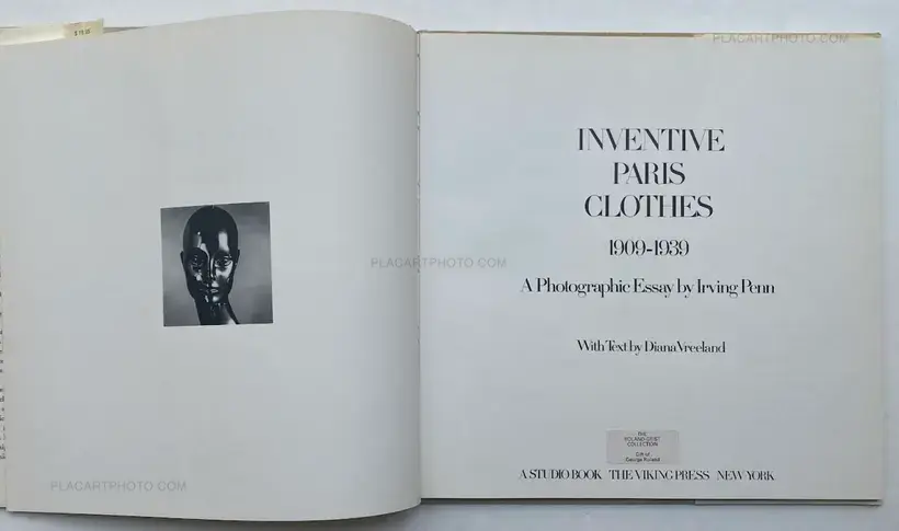 Irving Penn – INVENTIVE PARIS CLOTHES 1909-1939 (SIGNED)