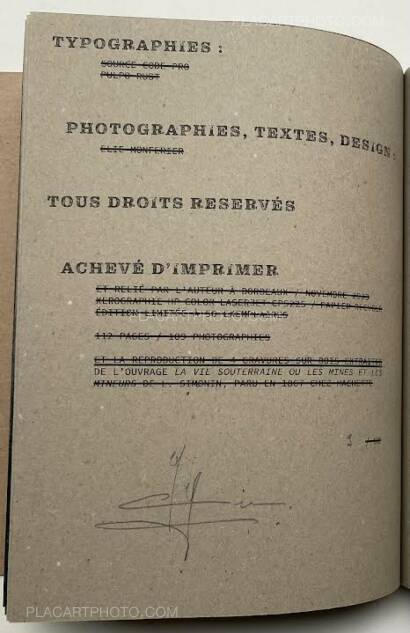 Elie Monferier ,Journal des Mines (SIGNED AND NUMBERED, edt of 50) 