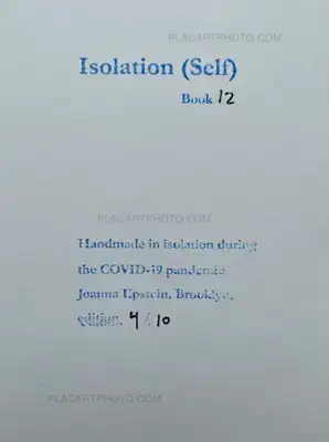 Joanna Epstein – Isolation (Self) (NUMBERED, edt of 10)