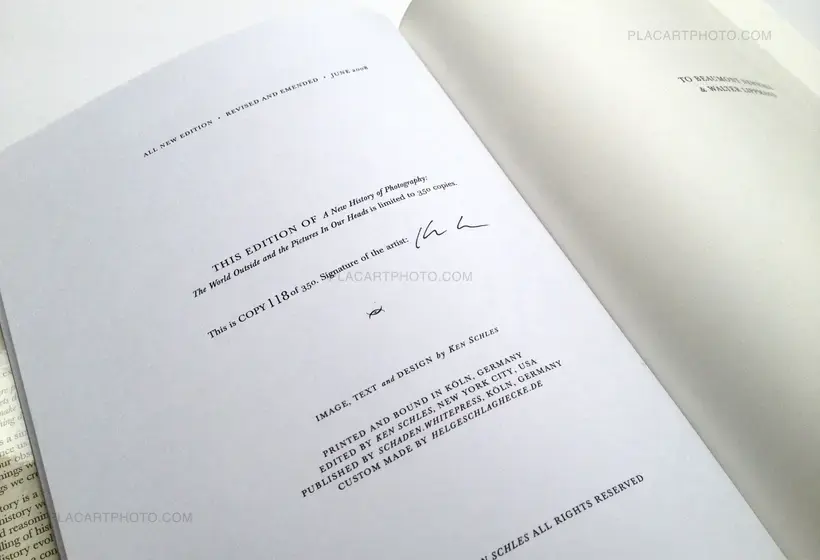 Ken Schles – A New HISTORY of PHOTOGRAPHY (Signed and numbered)