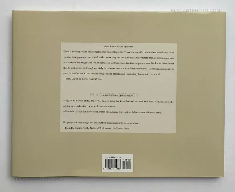 Robert Adams – Listening to the River - Seasons in the American West