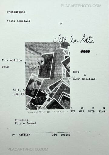 Yoshi Kametani,I’ll Be Late (Signed copy)