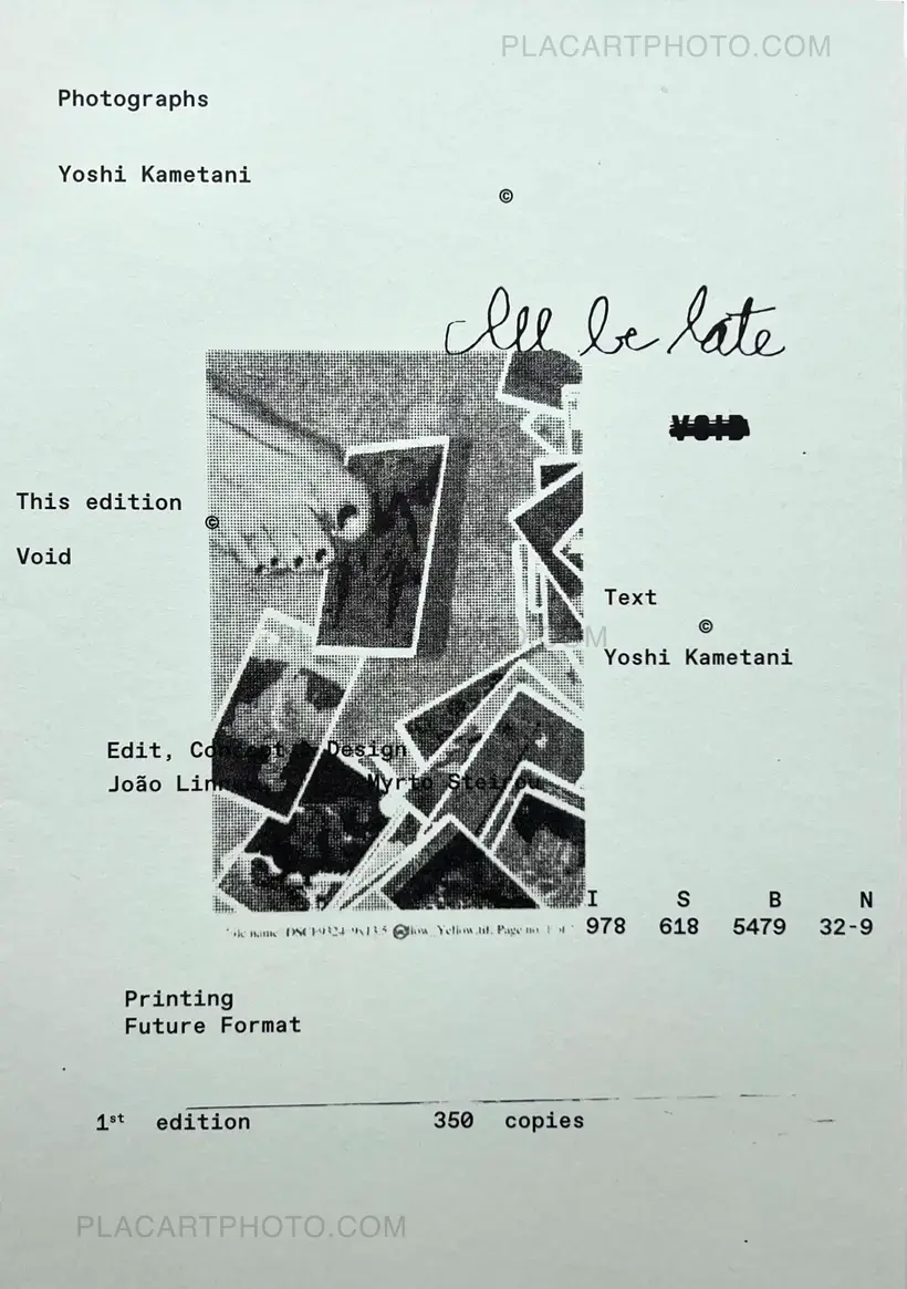 Yoshi Kametani – I’ll Be Late (Signed copy)