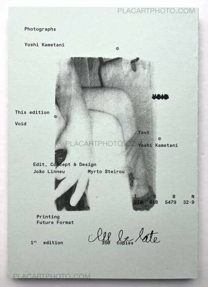 Yoshi Kametani,I’ll Be Late (Signed copy)