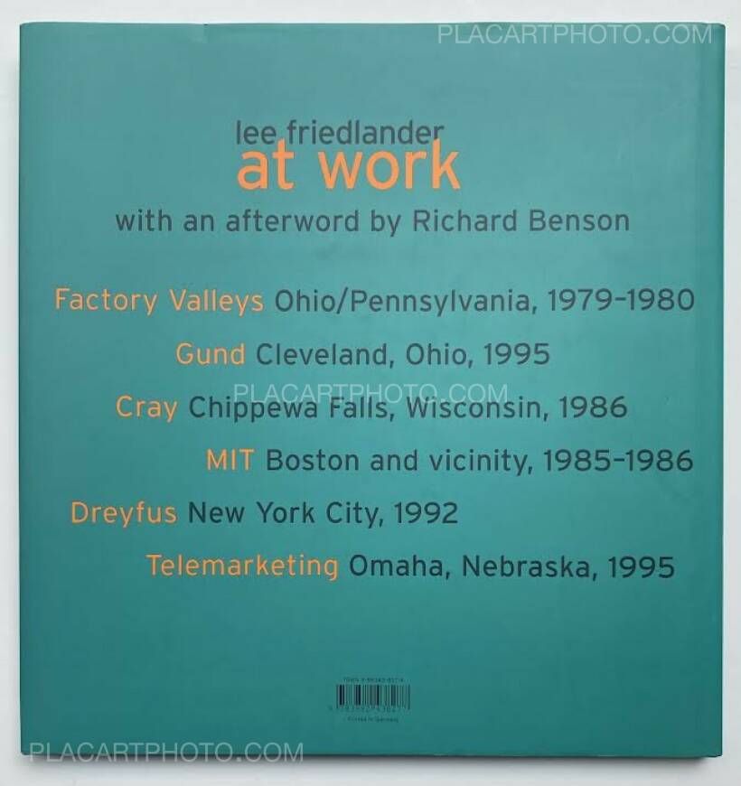 【Lee Friedlander at Work】リー・フリードランダー Lee Friedlander: At work , Steidl , 2002 | Bookshop Le Plac'Art Photo