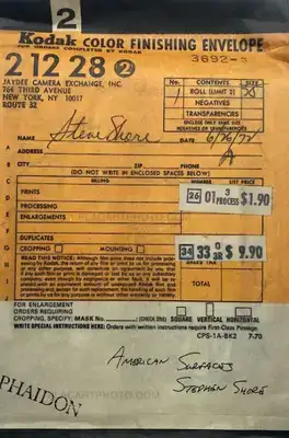 Stephen Shore – American Surfaces (Signed, with Kodak bag)