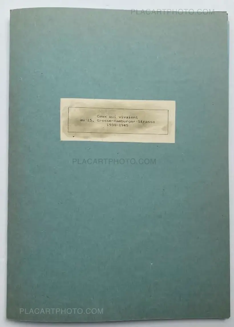 Christian Boltanski – La maison manquante (Numbered and signed, edt of 100 + 20 AP)