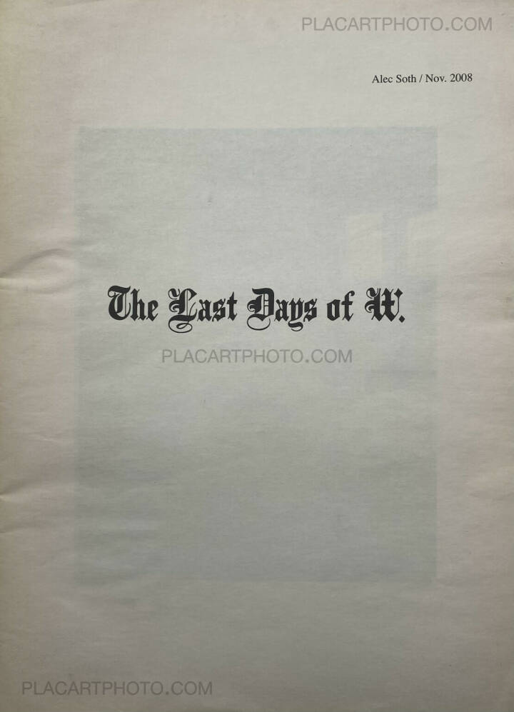 Alec Soth: The Last Days of W., Little brown mushroom, 2008