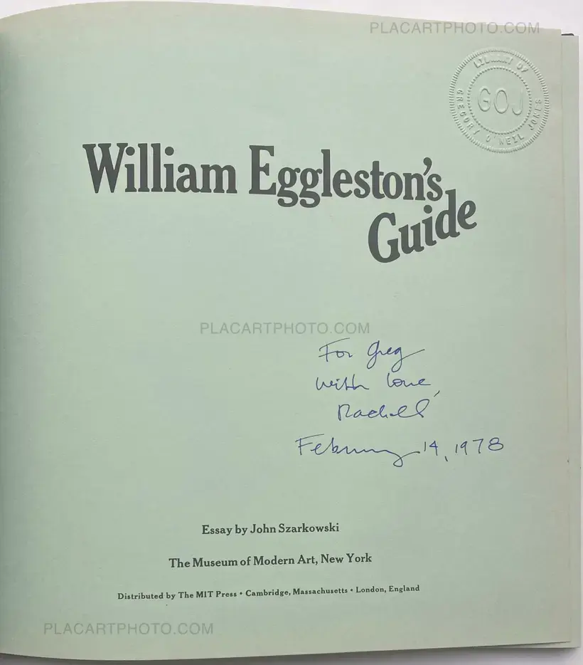 William Eggleston – William Eggleston's Guide