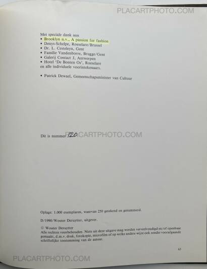 Wouter Deruytter,BRUSSEL…? (SIGNED AND NUMBERED, LTD EDT)