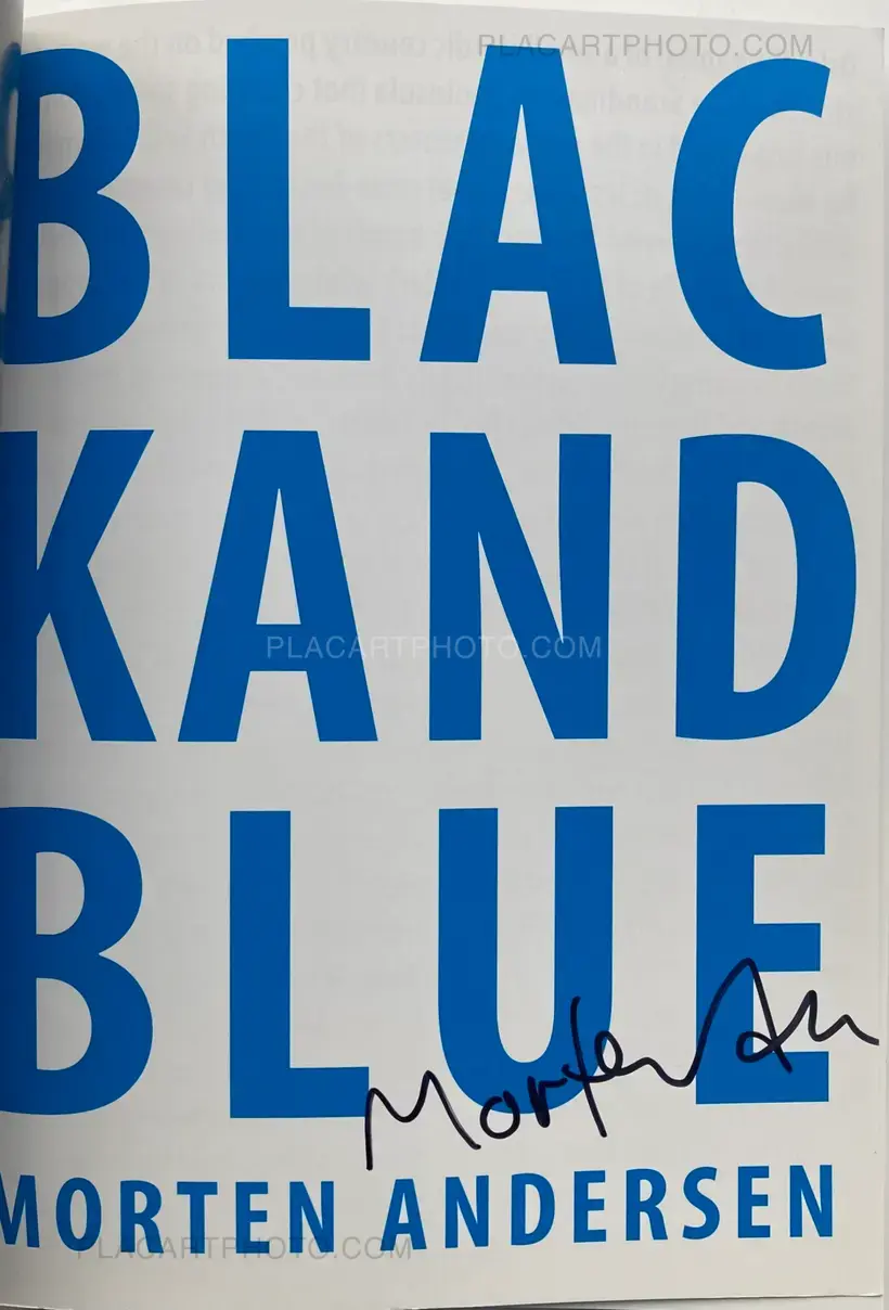 Morten Andersen – BLACK AND BLUE (SIGNED)