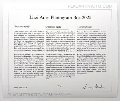 Renata Liszi,Liszi Arles Photogram Box 2025 (EDT of 8)