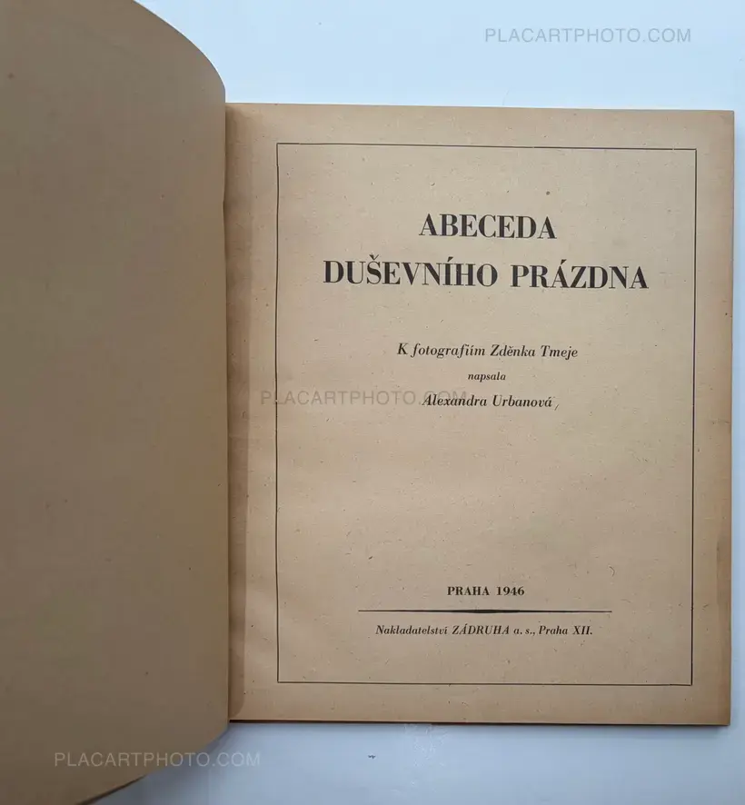 Zdenek Tmej – Abeceda dusevniho prazdna