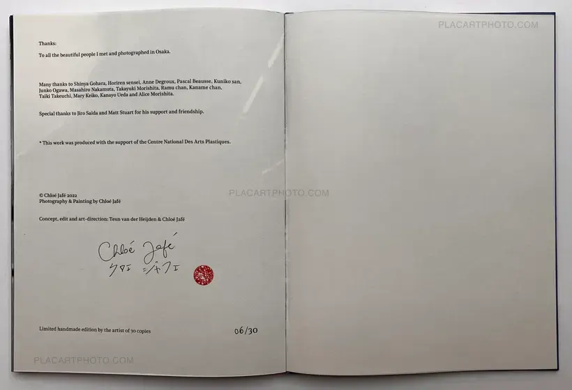 Chloé Jafé – Trilogy : Lot of 3 books (Handmade edt with prints)