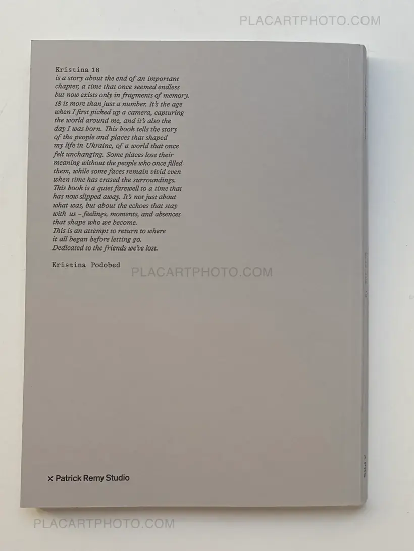 Patrick Remy Book Kristina Podobed, Kristina 18 (SIGNED BACK IN STOCK), Patrick Remy ...