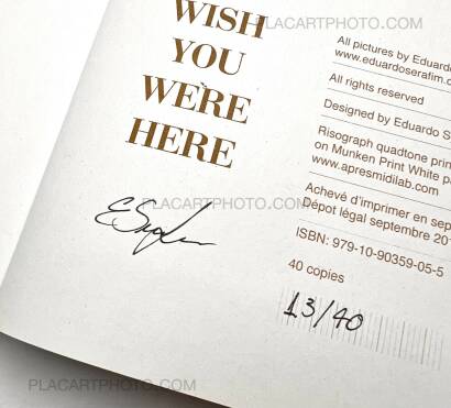 Eduardo Serafim,I wish you were here (Only 40 copies)