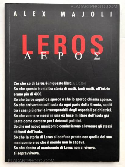  Alex Majoli,Leros (True first edition)