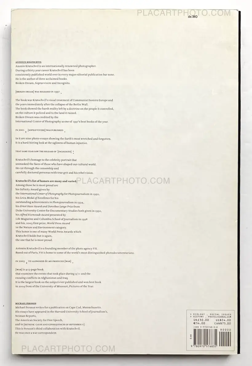 Antonin Kratochvil – Vanishing