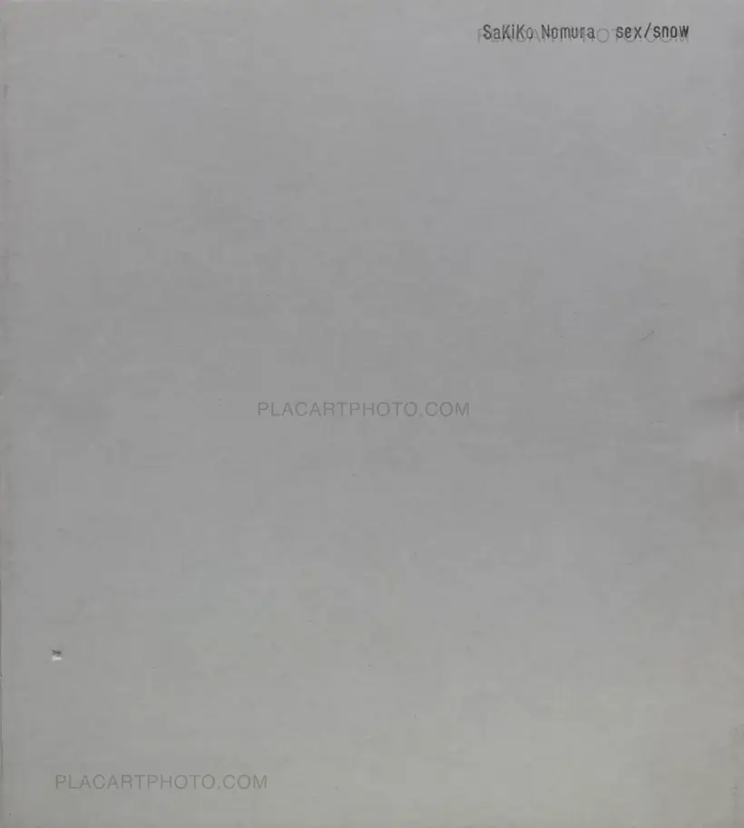Sakiko Nomura – Sex/Snow (signed)