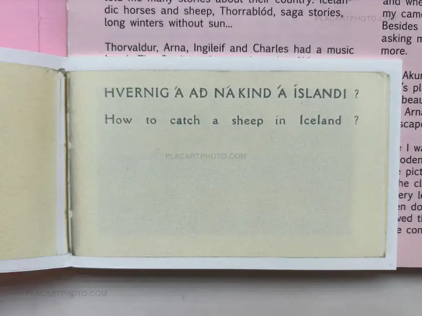 Isabel Codina – A Room In Iceland: a non-landscape book (SIGNED)